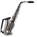 Alto Saxophone by Gear4music, Nickel - Secondhand
