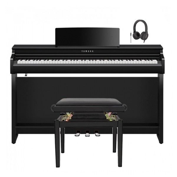 Yamaha CLP 835 Digital Piano Package, Polished Ebony