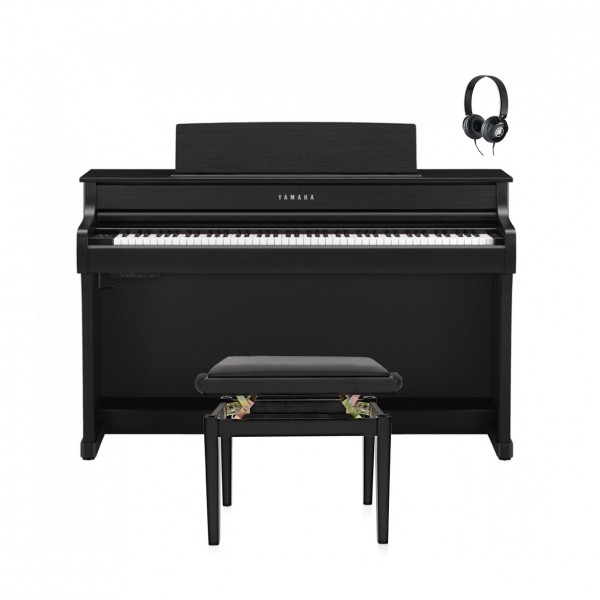 Yamaha CLP 845 Digital Piano Package, Satin Black