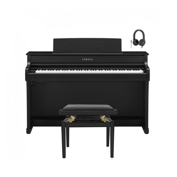 Yamaha CLP 845 Digital Piano Package, Satin Black