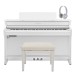 Yamaha Clavinova CLP 845 Pack piano numérique, Satin White