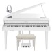 Yamaha CLP 865 Digital Grand Piano Package, Polished White