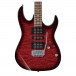 Ibanez GRX70QA GIO Electric Guitar, Trans Red Burst