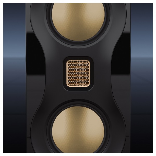 Monitor Audio Studio 89 Bookshelf Speakers (Pair), Black - Detail shot of MPD III High Frequency Transducer