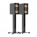 Monitor Audio Studio 89 Bookshelf Speakers with Stands (Pair), Black