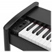 Keynote Contemporary Piano by Gear4music + Stool Pack, Matte Black