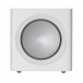 Monitor Audio Radius 390 Subwoofer, Satin White Front View 3