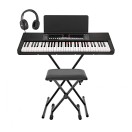 K1+ 61-Note Key-Lighting Keyboard with Bluetooth by Gear4music, Complete Pack