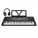 K3 61-Note Keyboard by Gear4music, Headphone Pack