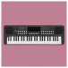 VISIONKEY-2 49 Key Portable Mini Keyboard, Black