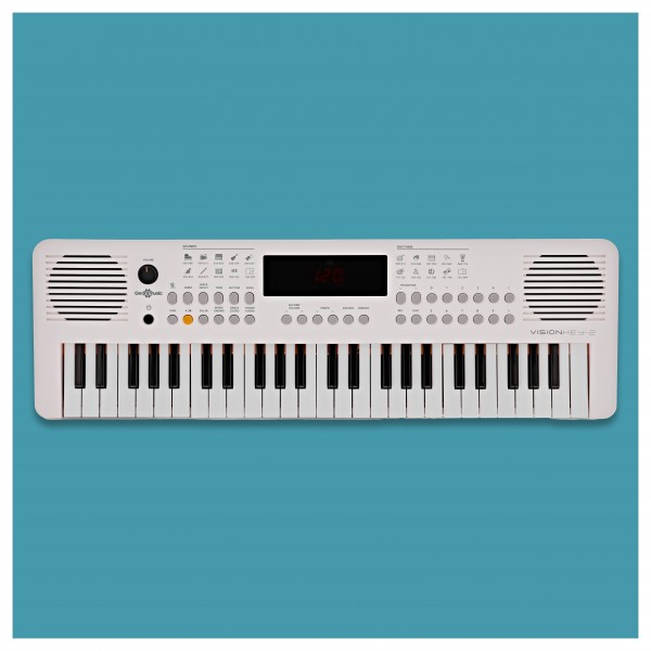 VISIONKEY-2 49 Key Portable Mini Keyboard, White