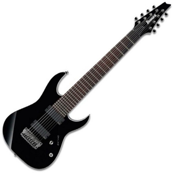 Ibanez RGIR28FE 8-String Electric Guitar, Black