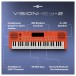 VISIONKEY-2 49 Key Portable Mini Keyboard, Orange