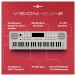 VISIONKEY-2 49 Key Portable Mini Keyboard, White