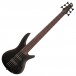 Ibanez SR306EB Bass Guitar, Weathered Black