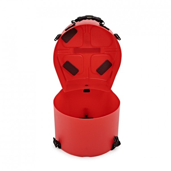 Hardcase 8" Tom Case, Red - Open