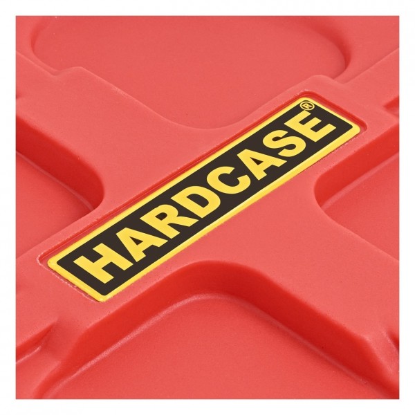 Hardcase 8" Tom Case, Red - Close Up