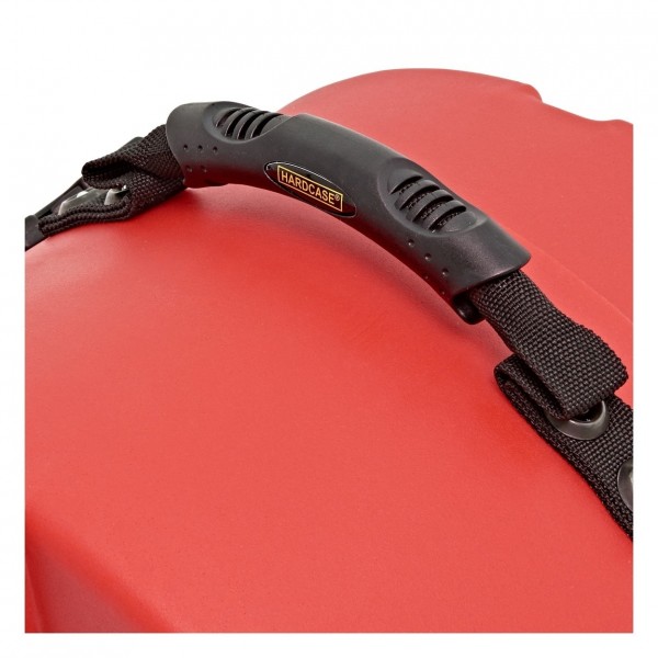Hardcase 8" Tom Case, Red - Handle
