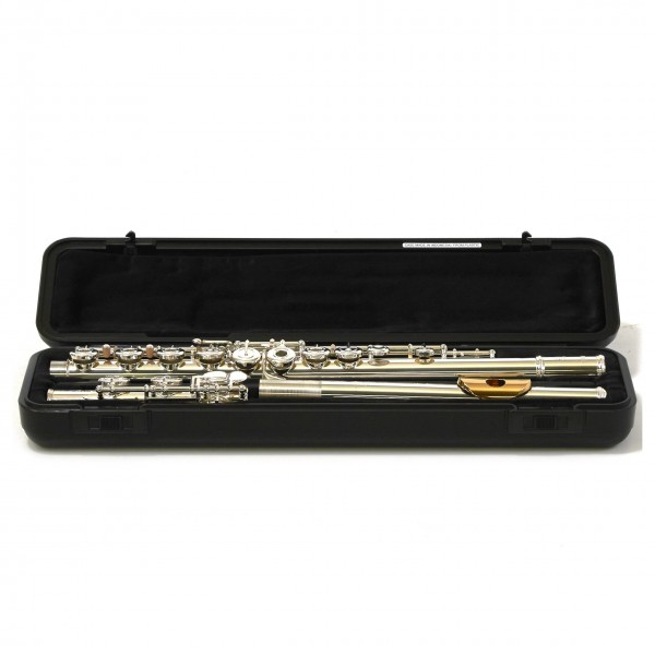 Yamaha YFL372 Flute, Silver Headjoint, Gold Lip Plate, Open Hole - Secondhand