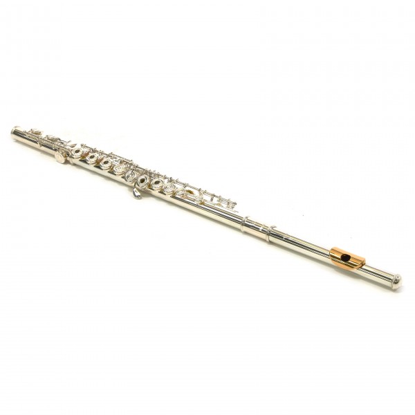 Yamaha YFL372 Flute, Silver Headjoint, Gold Lip Plate, Open Hole - Secondhand