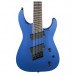 Jackson X Series SLAT7 FF Soloist 7-String Guitar, Metallic Blue close up view