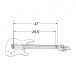 Jackson X Series SLAT7 FF Soloist 7-String scale length
