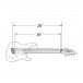 Jackson X Series SLAT8 FF Soloist 8-String Guitar, scale length