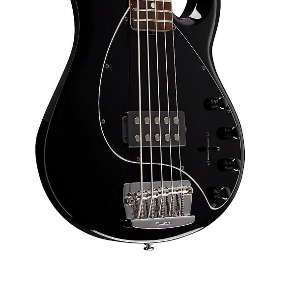 Music Man Stingray 5 Bass Rosewood Neck, Black at Gear4music