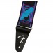 Fender Neon Monogram Guitar Strap, Blue and Purple, 2