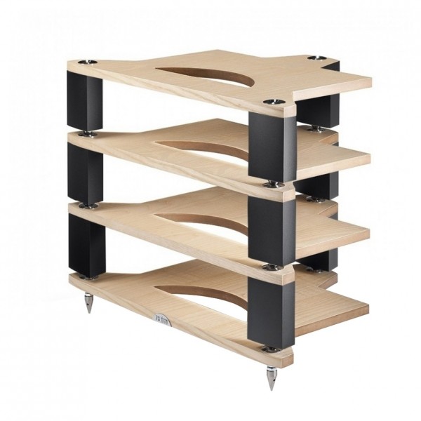 Naim FraimLite Hi-Fi Rack, Ash with Black Uprights
