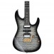 Ibanez AZ47P1QM Premium, Black Ice Burst Body Closeup