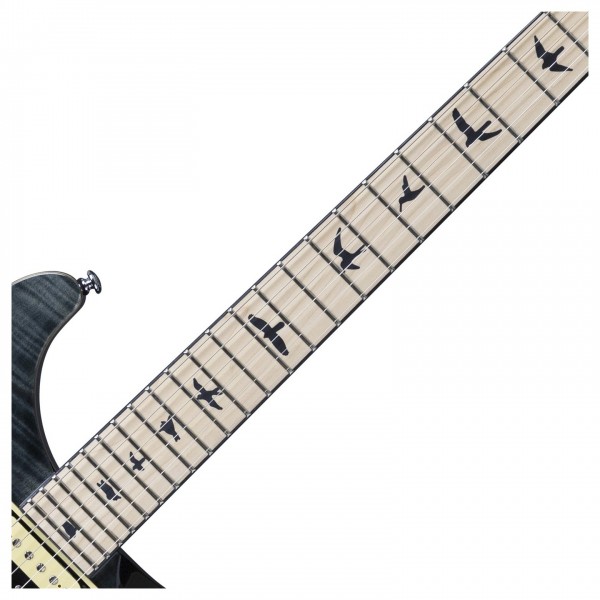 ギター PRS SE Custom24 Gray Black PRS SE Custom 24 Quilted Carved Top With Ebony Fingerboard