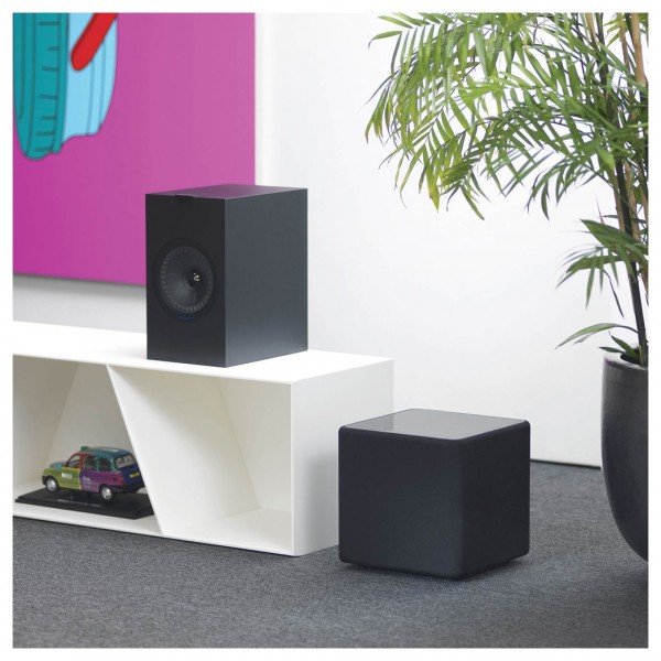 KEF Kube 8b Subwoofer, Black at AV.com