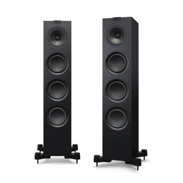 KEF Q550 Floorstanding Speakers (Pair), Black at AV.com