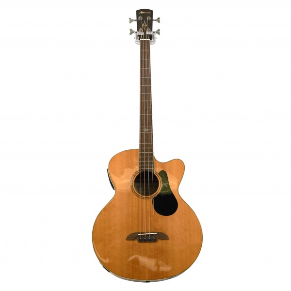 Alvarez AB60CE Cutaway Electro Acoustic Bass Guitar, Natural - Secondhand