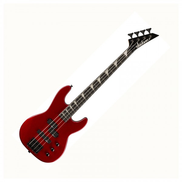 Jackson JS Series Concert Bass Minion JS1X, Amaranth Fingerboard, Metallic Red - Front