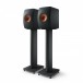 KEF LS50W MKII Wireless Speakers (Pair), Black Front View