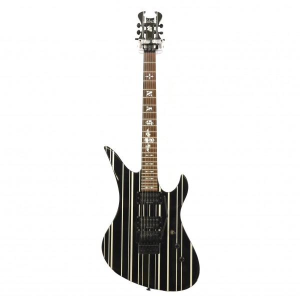 Schecter Synyster Gates Standard, Black w/ Silver Pinstripes - Secondhand