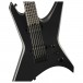 Jackson Pro Plus XT Warrior WR HT6 Baritone, Ebony Fingerboard, Satin Black - Bridge