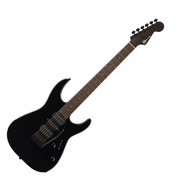 Charvel MJ DK24 HSH 2PT W Mahogany, Wenge Fingerboard, Black - Front