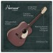 Hartwood Century Dreadnought Acoustic Guitar, Burgundy