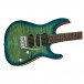 Charvel MJ DK24 HSH 2PT W Mahogany with Flame Maple, Wenge Fingerboard, Caribbean Burst - Body