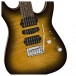 Charvel MJ DK24 HSH 2PT W Mahogany with Flame Maple, Wenge Fingerboard, Antique Burst - Bridge