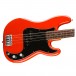 Fender Player II Precision Bass, Rosewood Fingerboard, Coral Red - Angle