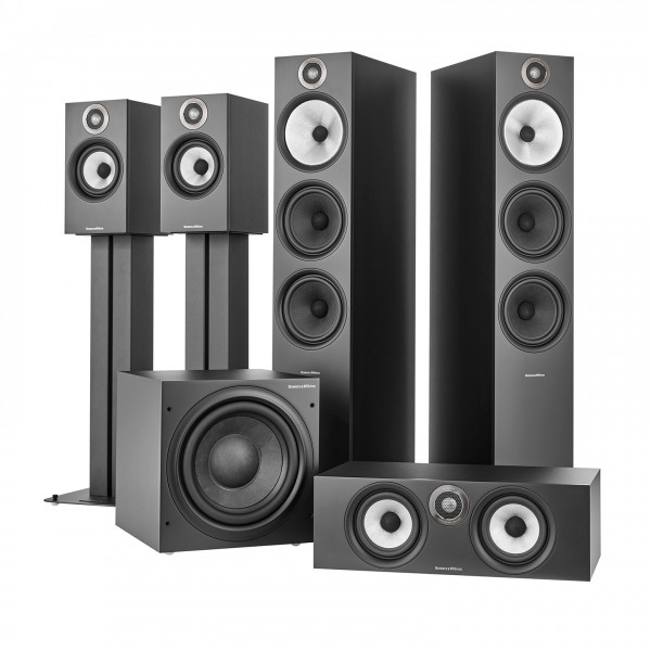 Bowers & Wilkins 600 S3 Home Cinema Speaker System Builder Full View