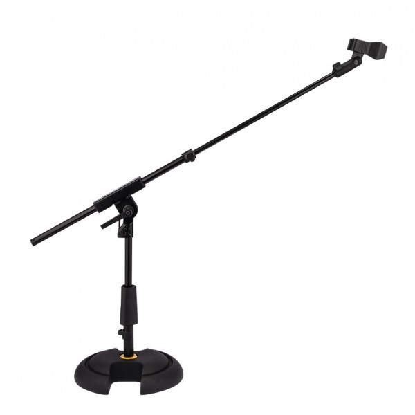 Hercules MS120BPRO Low Profile Microphone Stand with Telescopic Boom Arm