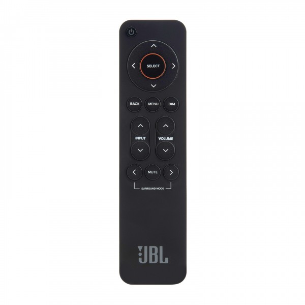 JBL MA710HP 7.2 Channel 8K High Performance AV Receiver, Black - Remote control