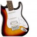 Squier Affinity Series Stratocaster Junior HSS, Laurel Fingerboard, 3-Color Sunburst - Bridge