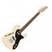 Squier Affinity Series Telecaster Thinline, Laurel Fingerboard, Black Pickguard, Olympic White - Front