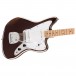 Squier Affinity Series Jaguar, Maple Fingerboard, White Pickguard, Mystic Metallic Brown - Body